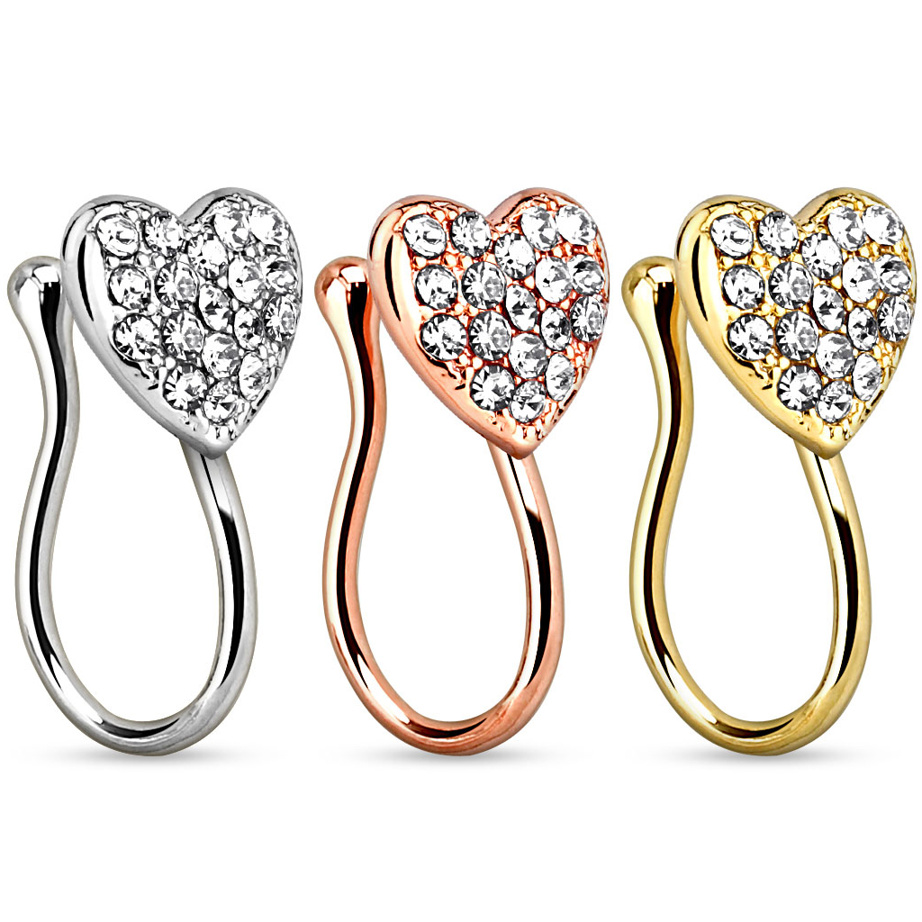 Lot De 60 Piercings De Nez En Acier Inoxydable - Avec Strass, Tailles 1.5mm, 2.0mm, 2.5mm - Pour Un Look Brillant Et élégant
