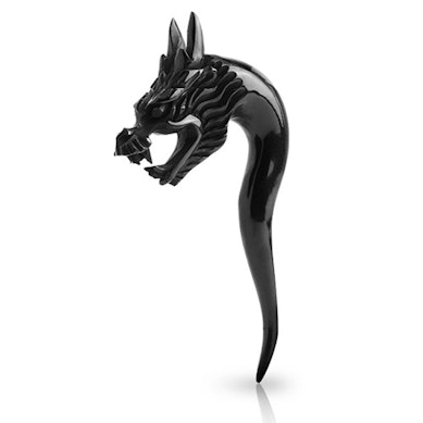 Taper en corne avec tête de dragon