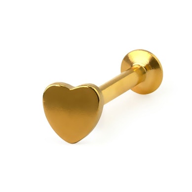 Labret avec design coeur