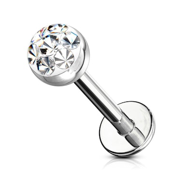 Labret avec dome en pierres