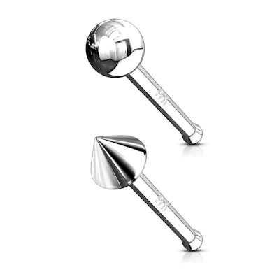 Tige pour le nez en or 14 carats avec une boule ou une pique