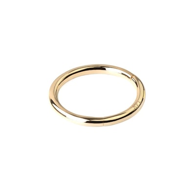 Anneau sans fin en or 14 carats avec une charnière