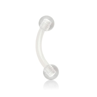 Tige barbell courbée en PTFE en différentes couleurs