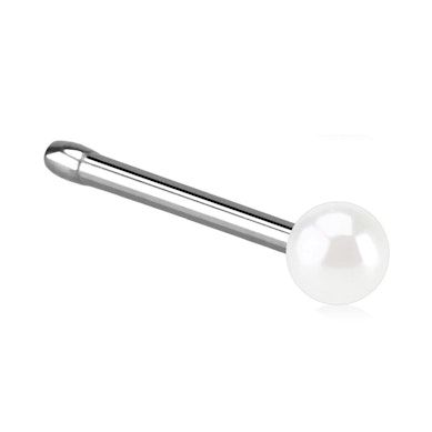 Tige pour le nez avec boule en acrylique