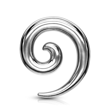 Taper en forme de spirale en acier chirurgical
