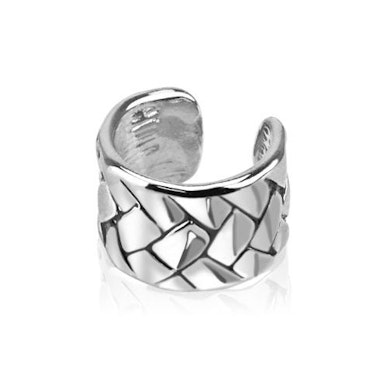 Manchette pour l'oreille avec motif tressé