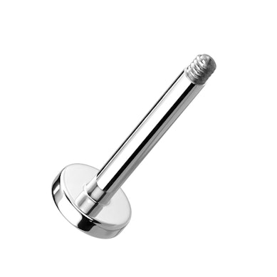 Labret sans boule en titane