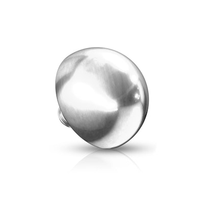 Dermal en or 14 carats en forme de dome