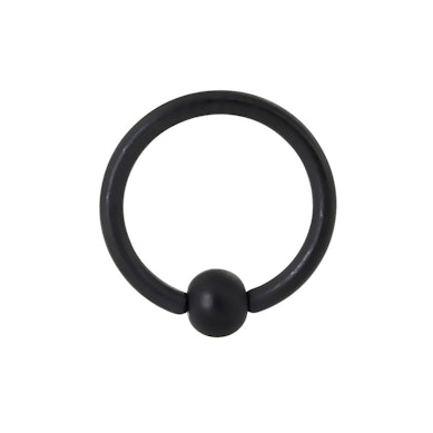 Anneau BCR couleur noir mat
