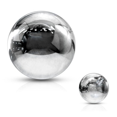 Boule en titane avec filetage