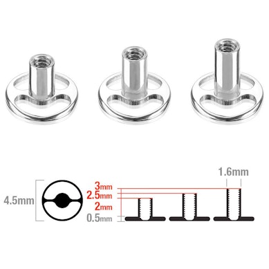 Base pour ancre dermale en titane