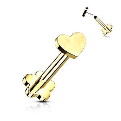 Labret en titane à double extrémité
