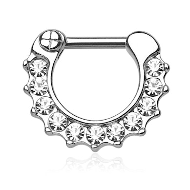 Septum avec bordure en pierre