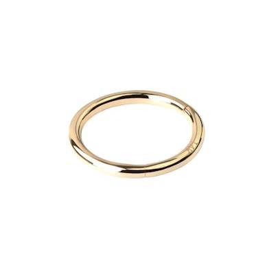 Anneau sans fin en or 14 carats avec une charnière