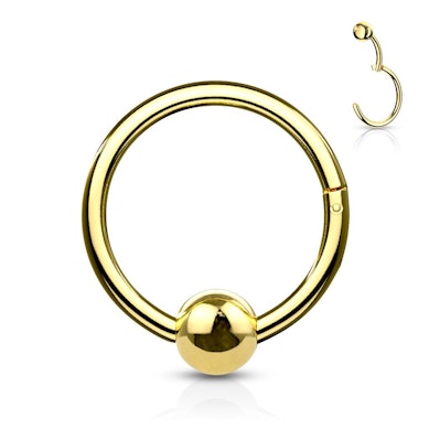 Anneau à boule avec charnière.-