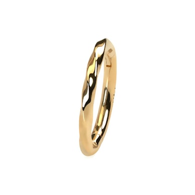 Anneau en or 14K avec motif en spirale