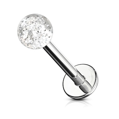 Labret avec boule en acrylique