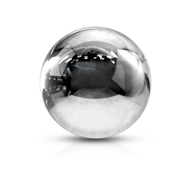 Boule en titane avec filetage