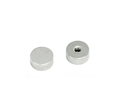 Boule de piercing plate