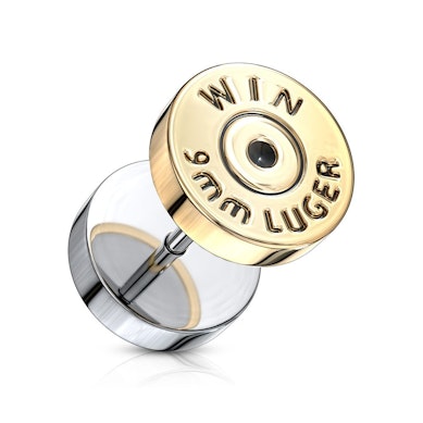 Faux plug avec arrière d'une balle de pistolet