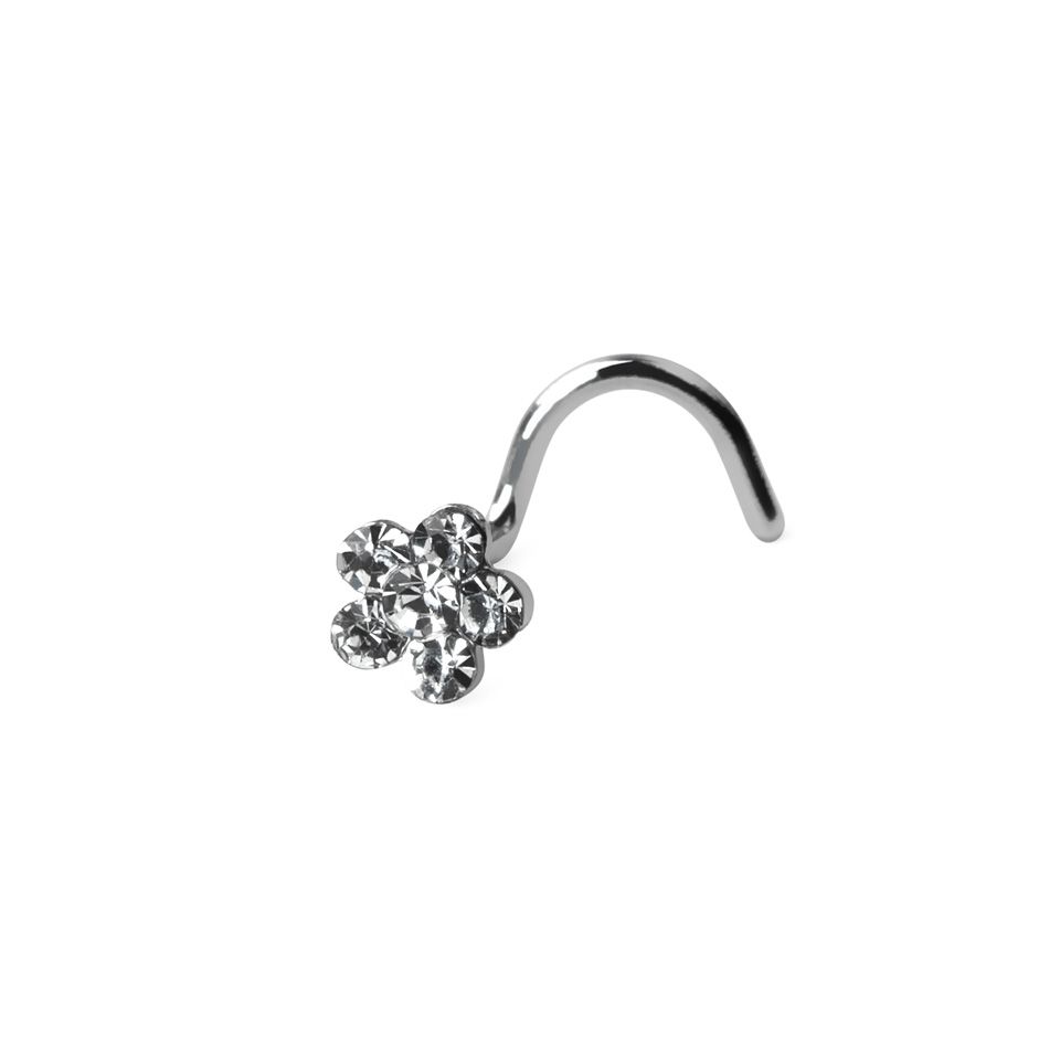 Vis pour le nez avec fleur