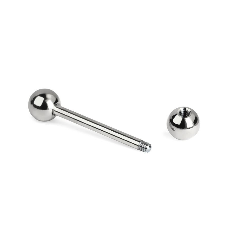 Barbell droit en titane