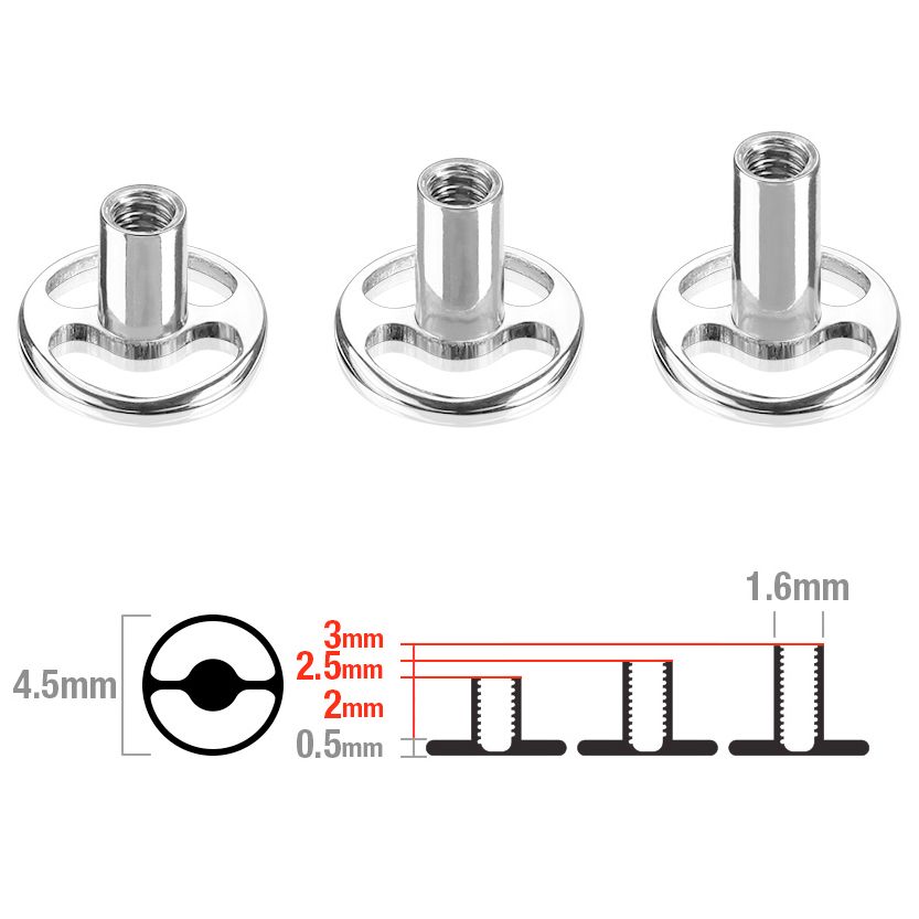 Base pour ancre dermale en titane