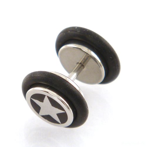 Faux plug avec motif étoile