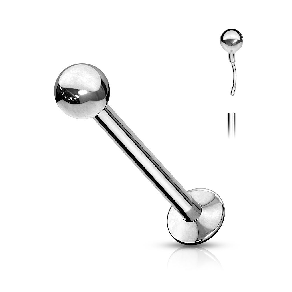 Labret push-in en acier chirurgical