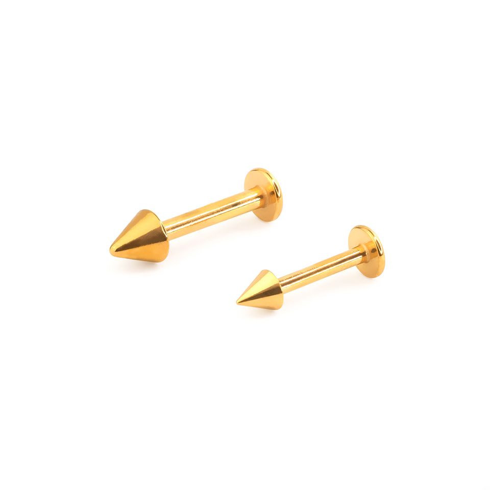 Labret en plusieurs couleurs avec des pointes
