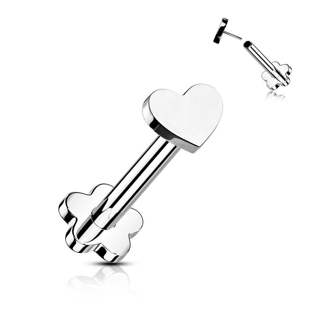 Labret en titane à double extrémité