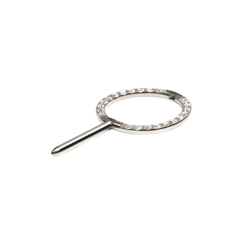 Clicker en titane pour le téton pavé de pierres