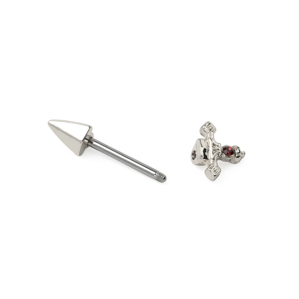 Barbell pour le téton en forme de dague