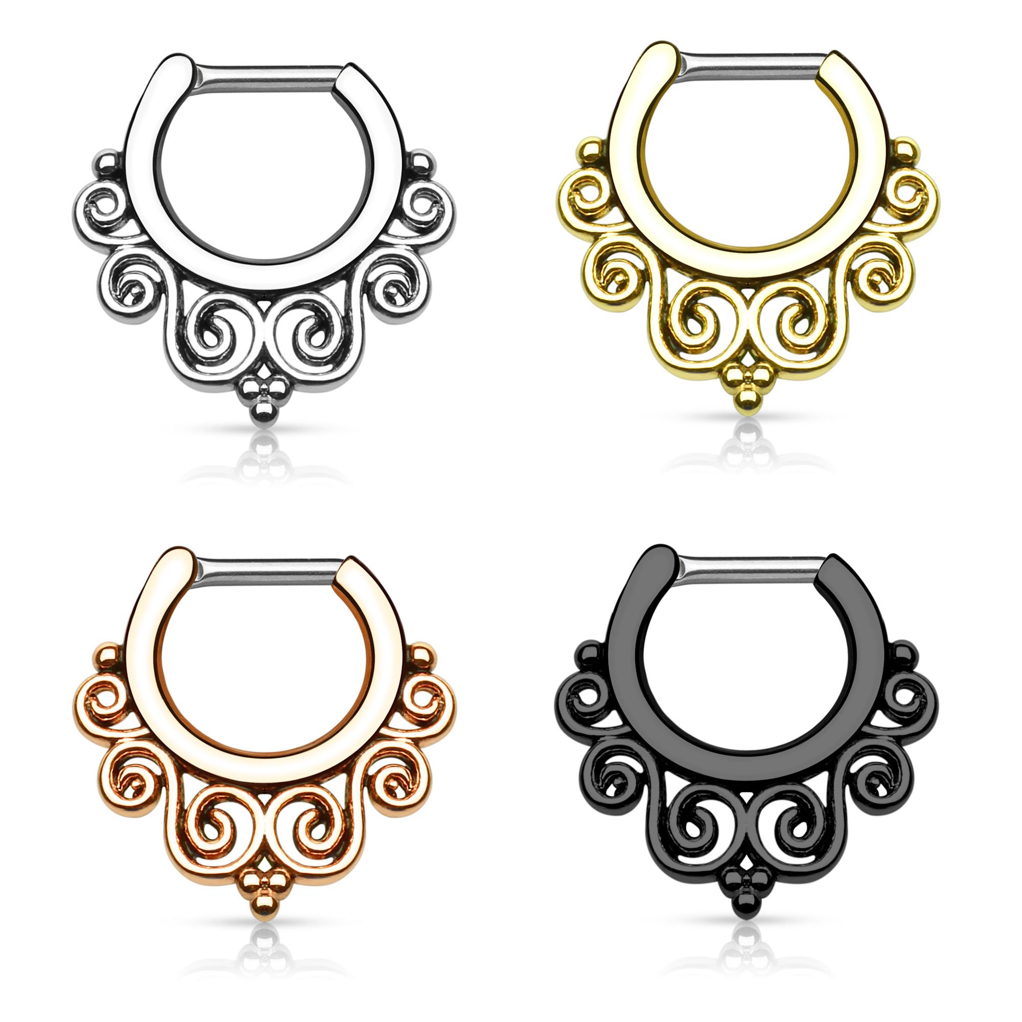 Septum avec torsions