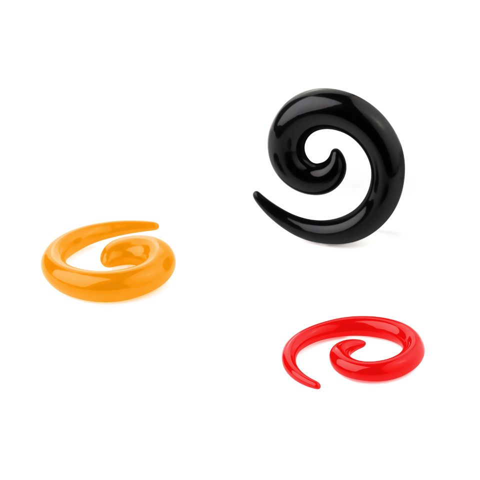 Taper en forme de spirale couleur au choix