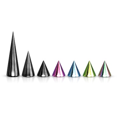 Pointes de remplacement en différentes couleurs et tailles