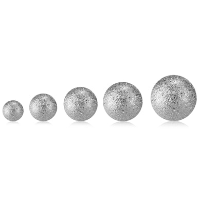Boule pour piercing ronde et pailletée
