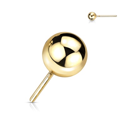 Push-in sans fil en or 14K, disponible dans différents modèles