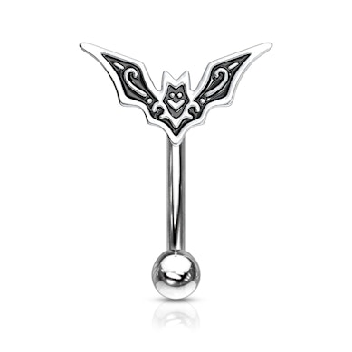 Tige courbée avec une jolie chauve-souris