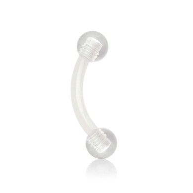 Tige barbell courbée en PTFE en différentes couleurs