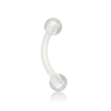 Tige barbell courbée en PTFE en différentes couleurs