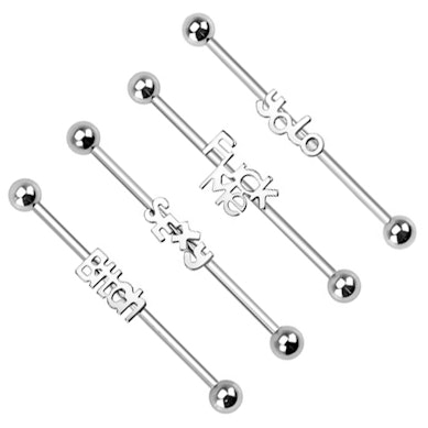 Tige industrielle avec texte au choix