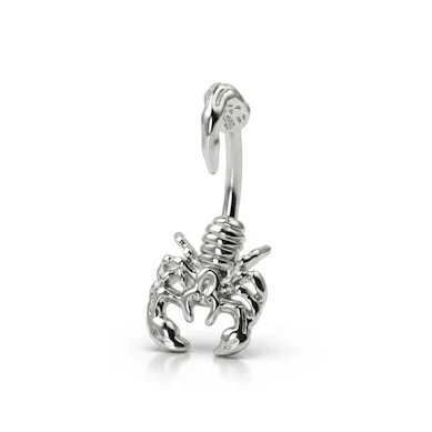 Piercing pour le nombril en forme de scorpion