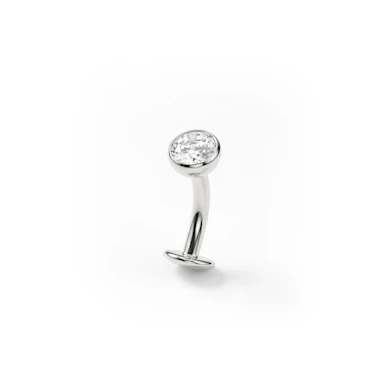 Piercing nombril inversé en titane