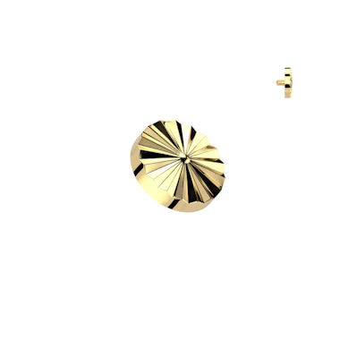 Dermal top en titane avec design en forme de diamant