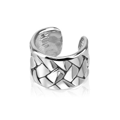 Manchette pour l'oreille avec motif tressé