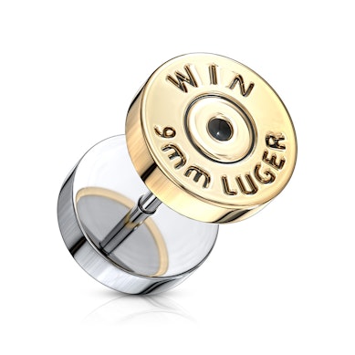 Faux plug avec arrière d'une balle de pistolet