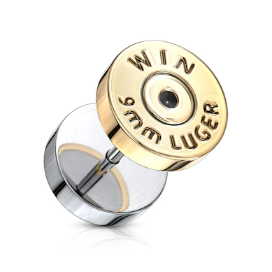 Faux plug avec arrière d'une balle de pistolet