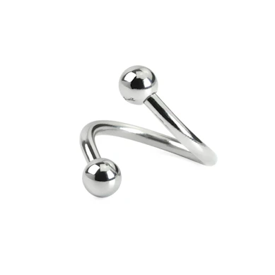 Anneau twister avec boules disponibles en plusieurs couleurs