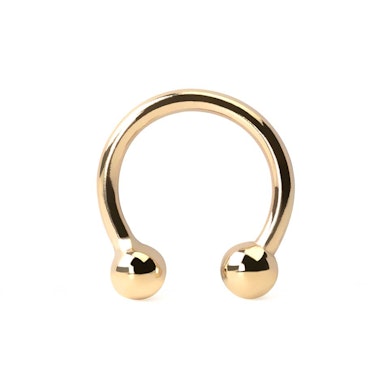 Fer à cheval en or 14 carats